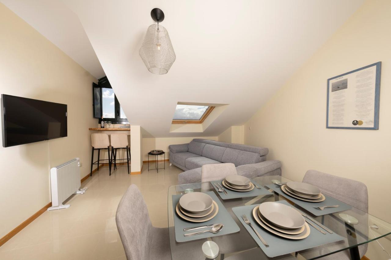 Apartamento Lura de Fisterra Playa de Langosteira en Finisterre con vistas al mar San Martín de Arriba Exterior foto